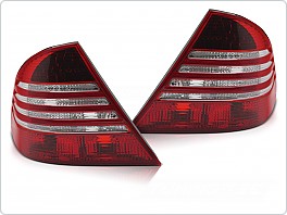 Zadní LED světla, světlomety, lampy Mercedes W220 S-class, 1998-2005, bílo červené