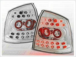 Zadní světla, lampy LED Opel Astra G, 1998-2004, čiré, chrom LDOP14