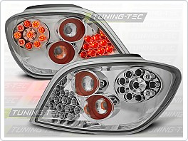 Zadní světla, lampy LED Peugeot 307, 2001-2007, čiré, chrom LDPE03