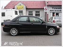 Ochranné boční lišty dveří Mitsubishi Lancer Evo 8, 2003-2005