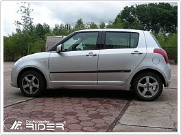 Ochranné boční lišty dveří Suzuki Swift 2004-2010 5dveř.