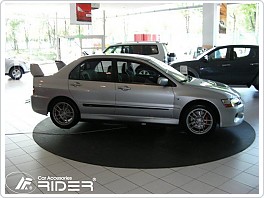 Ochranné boční lišty dveří Mitsubishi Lancer Evo 9, 2005-2007