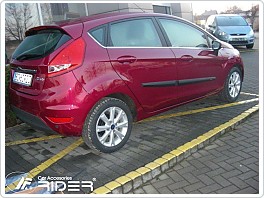 Ochranné boční lišty dveří Ford Fiesta 5D 08R htb