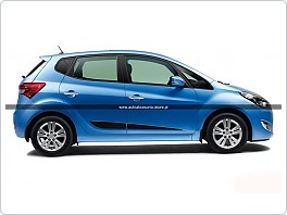 Ochranné boční lišty dveří Hyundai ix20 5D 10R