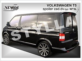 VW T5, Stříška, zadní spoiler (na křídlové dveře) + samolepka VW dárek ZDARMA