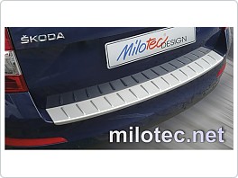 Škoda Octavia 3. Combi, kryt zadního nárazníku Milotec, stříbrný 