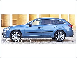 Ochranné boční lišty dveří Mazda 6 combi 2013-