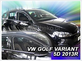 Plexi ofuky oken, deflektory VW Golf 7, přední pro combi 