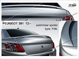 Zadní spoiler Peugeot 301 sedan 2012-