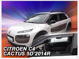 Plexi ofuky, deflektory Citroen C4 Cactus 5dveř. 2014- přední