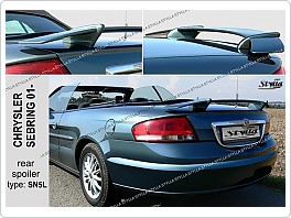 Chrysler Sebring, zadní spoiler, křídlo na kufr