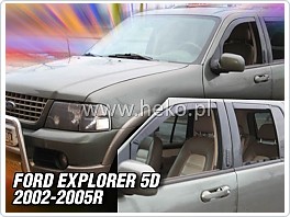 Plexi ofuky oken, deflektory, Ford Explorer, model 02-05 5dveř. přední