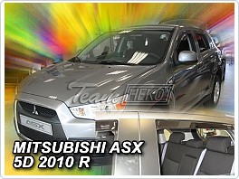 Plexi ofuky, deflektory Mitsubishi ASX 2010- přední + zadní