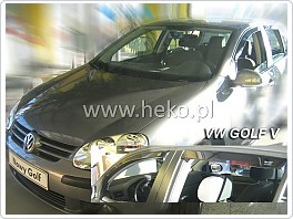 Plexi ofuky oken VW Golf 5.V, 5.dveř. přední + zadní pro hatchback