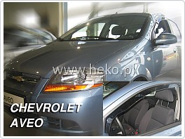 Plexi ofuky oken, deflektory, Chevrolet Aveo, model 04-, 4/5dveř. přední