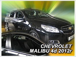 Plexi ofuky oken, deflektory, Chevrolet Malibu IV 4Dveř. 2012- , přední