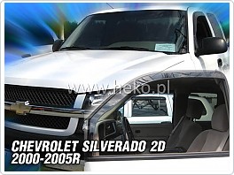 Plexi ofuky oken, deflektory, Chevrolet Silverado, 00-05, přední