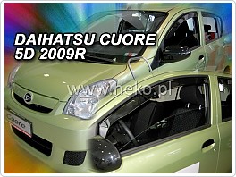 Plexi ofuky oken, Daihatsu Cuore, 2007-, 5dveř. přední