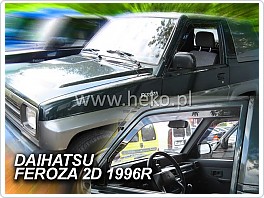 Plexi ofuky oken, deflektory, Daihatsu Feroza, 89-98