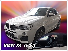 Plexi ofuky oken, defektory BMW X4, F26 2013- přední