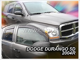 Plexi ofuky oken, deflektory, Dodge Durango, model 04-, přední