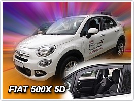 Plexi ofuky oken, deflektory, Fiat 500X 2015- přední