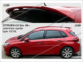 Stříška, zadní spoiler, Citroen C4, 5dveř. 2009-