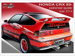 Křídlo, zadní spoiler, Honda CRX, 88-92