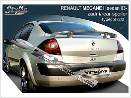 Křídlo, zadní spoiler, Renault Megane 2, 03-08 sedan