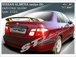 Křídlo, zadní spoiler Nissan Almera sedan 00-