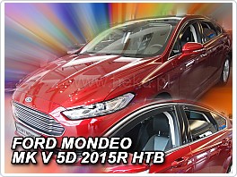 Plexi ofuky oken, deflektory, Ford Mondeo, 2015- přední + zadní pro hatchback