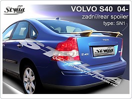 Křídlo, zadní spoiler Volvo S40, 2004-