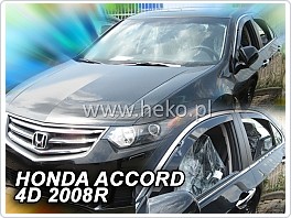 Plexi ofuky oken, deflektory, Honda Accord, 2008-, přední