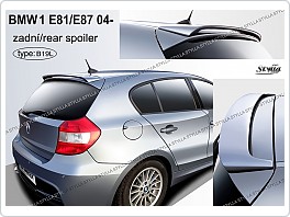 Stříška, zadní spoiler BMW 1 E81,E87, 2004-