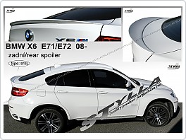 Křídlo, zadní spoiler BMW X6, 2008-