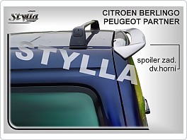 Stříška, zadní spoiler Citroen Berlingo, vyklápěcí dveře