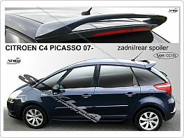 Stříška, zadní spoiler Citroen C4 Picasso 2006-2013