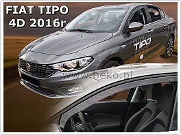 Plexi ofuky oken, deflektory, Fiat Tipo 2, 2016- přední