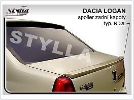 Odtrhová lišta na kufr, zadní spoiler Dacia Logan