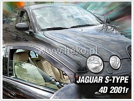 Plexi ofuky oken, deflektory, Jaguar S-Type, model 2001-