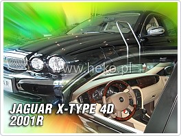 Plexi ofuky oken, deflektory, Jaguar X-Type, model 2001-