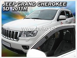 Plexi ofuky oken, deflektory, Jeep Grand Cherokee, model 2011-, přední 