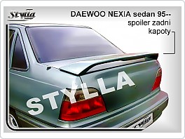 Křídlo, zadní spoiler, Daewoo Nexia, 95-97 sedan (s brzd. světlem)