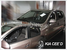 Plexi ofuky oken, deflektory Kia Ceed 5dveř. 2007-2012 přední