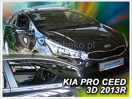 Plexi ofuky oken, deflektory Kia Proceed 2013- přední