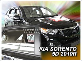 Plexi ofuky, deflektory Kia Sorento 2009-2014 přední + zadní