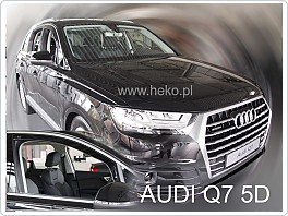 Plexi ofuky oken, deflektory, Audi Q7, 2015- přední