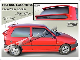 Stříška, zadní spoiler, Fiat Uno Logo, 90-95 