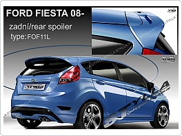 Stříška, zadní spoiler Ford Fiesta, model 2008-