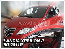 Plexi ofuky oken, deflektory Lancia Ypsilon 2011- 5dveř. přední